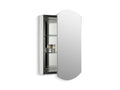 KOHLER 3073-NA Archer 20 W x 31 H Aluminum Single-Door Bathroom Medicine Cabinet with Mirror, Recessed or Surface Mount Bathroom