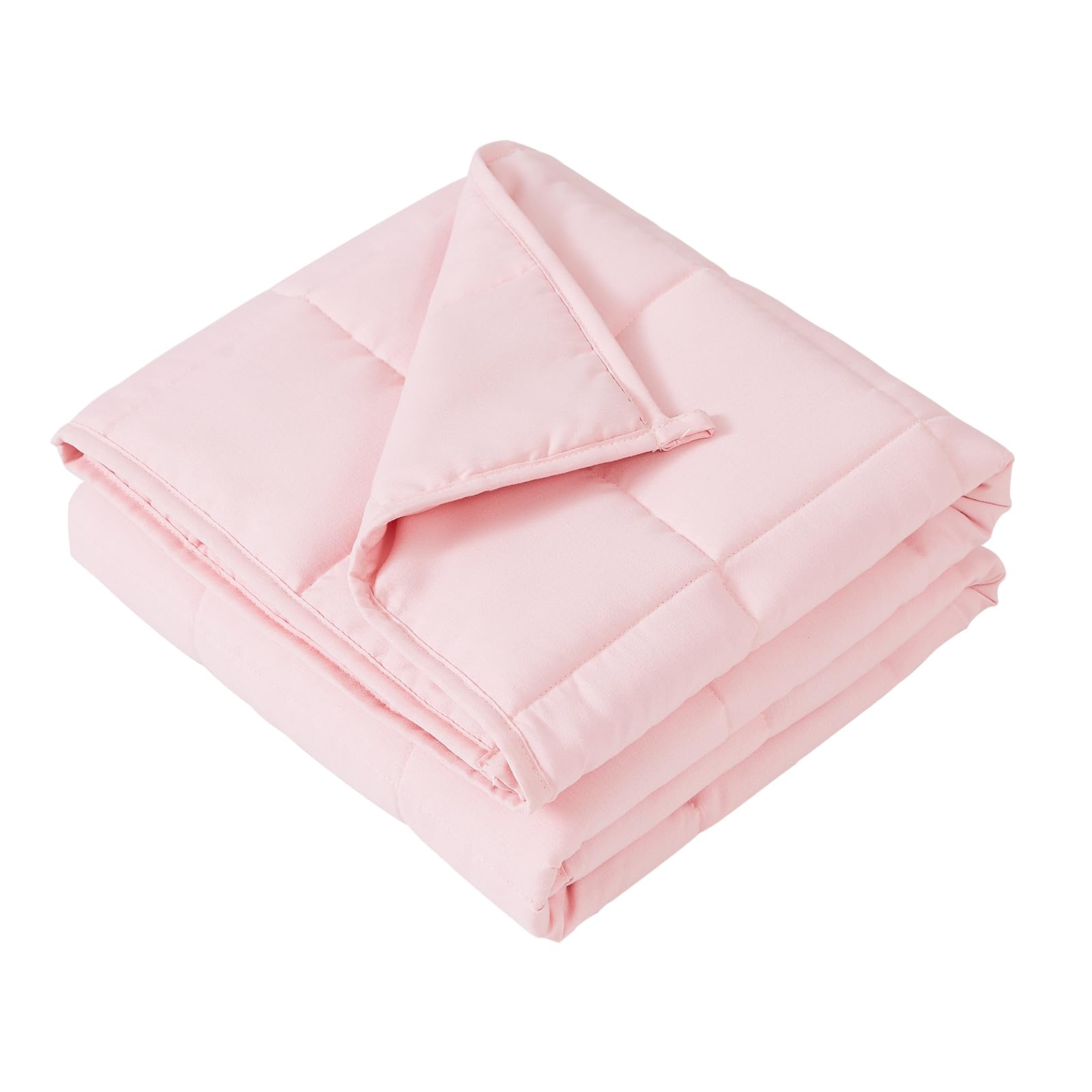 HOSUKKO Weighted Blanket - Weighted Blanket 3 lbs Pink Heavy Blanket - Small Size Bresthable Blanket(36 * 48 inches, 3 lbs)