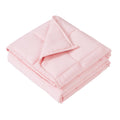 HOSUKKO Weighted Blanket - Weighted Blanket 7 lbs Pink Heavy Blanket - Small Size Bresthable Blanket(41 * 60 inches, 7 lbs)