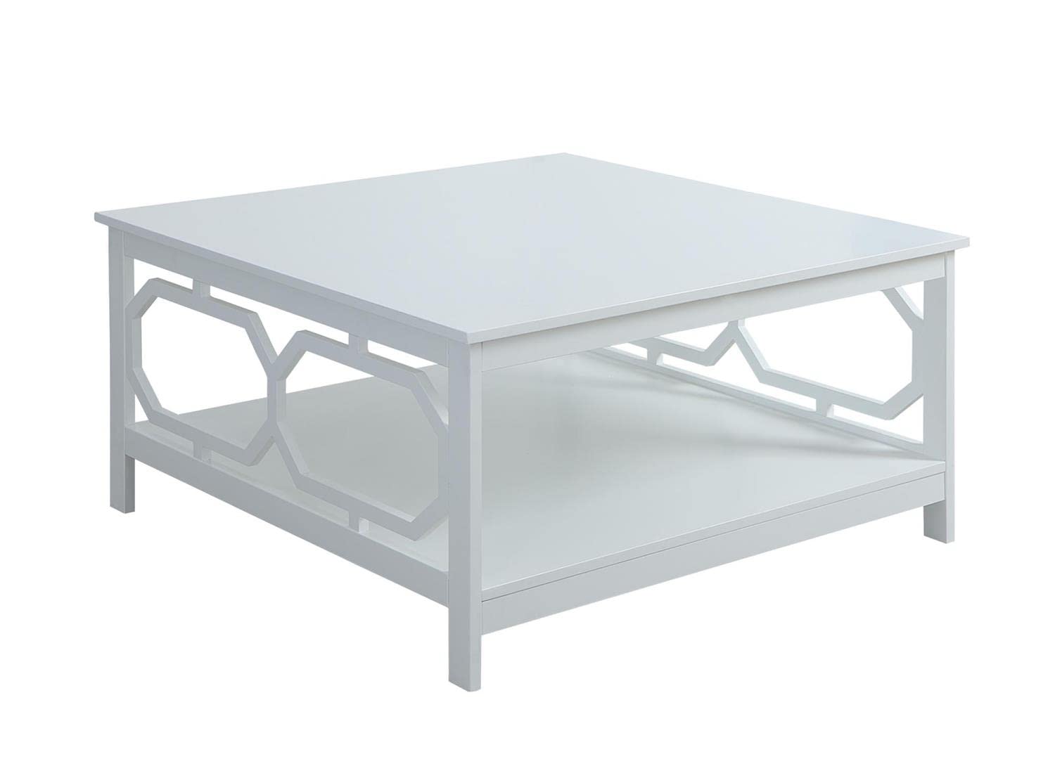 Convenience Concepts Omega Square 36 Coffee Table, White