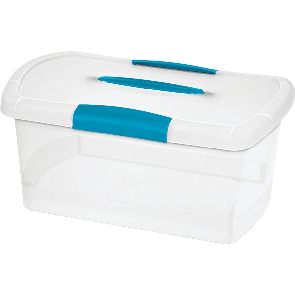 Sterilite 7.125 in. H x 9.75 in. W x 15.25 in. D Stackable Storage Box
