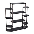 Convenience Concepts Designs2Go No Tools Wall Unit Bookshelf 47.25 - Contemporary Storage Shelves for Display, 10 Spacious Shelv