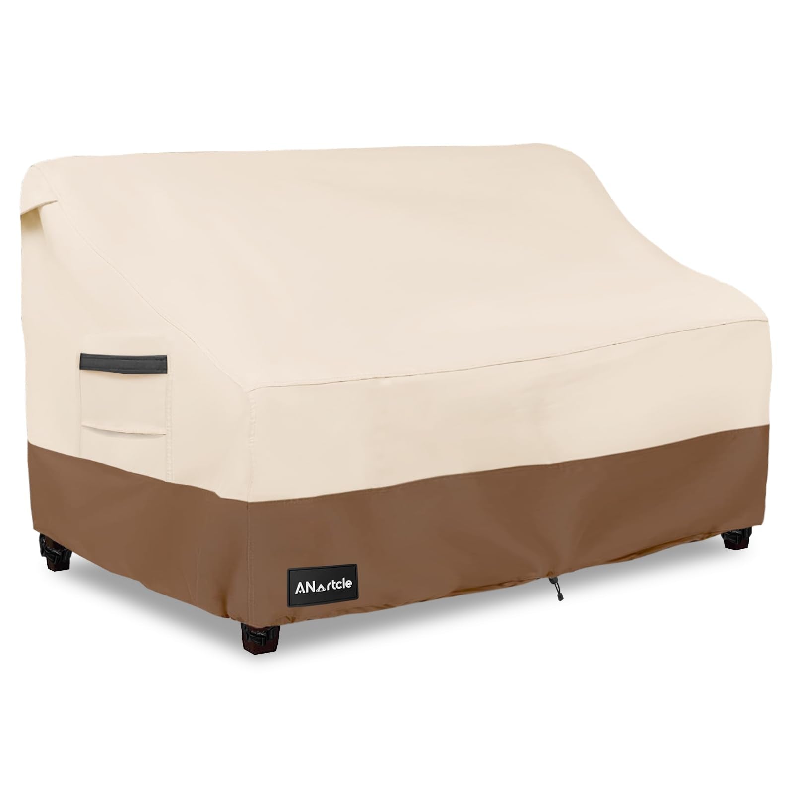 ANartcle 3-Seater Patio Sofa Cover,76W x 32.5D x 33H Inches Outdoor Couch Cover,100% Waterproof Heavy Duty Patio Sofa Covers,Pat