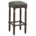 American Woodcrafters Bronson 26-inch Driftwood Gray Wood Backless Counter Stool