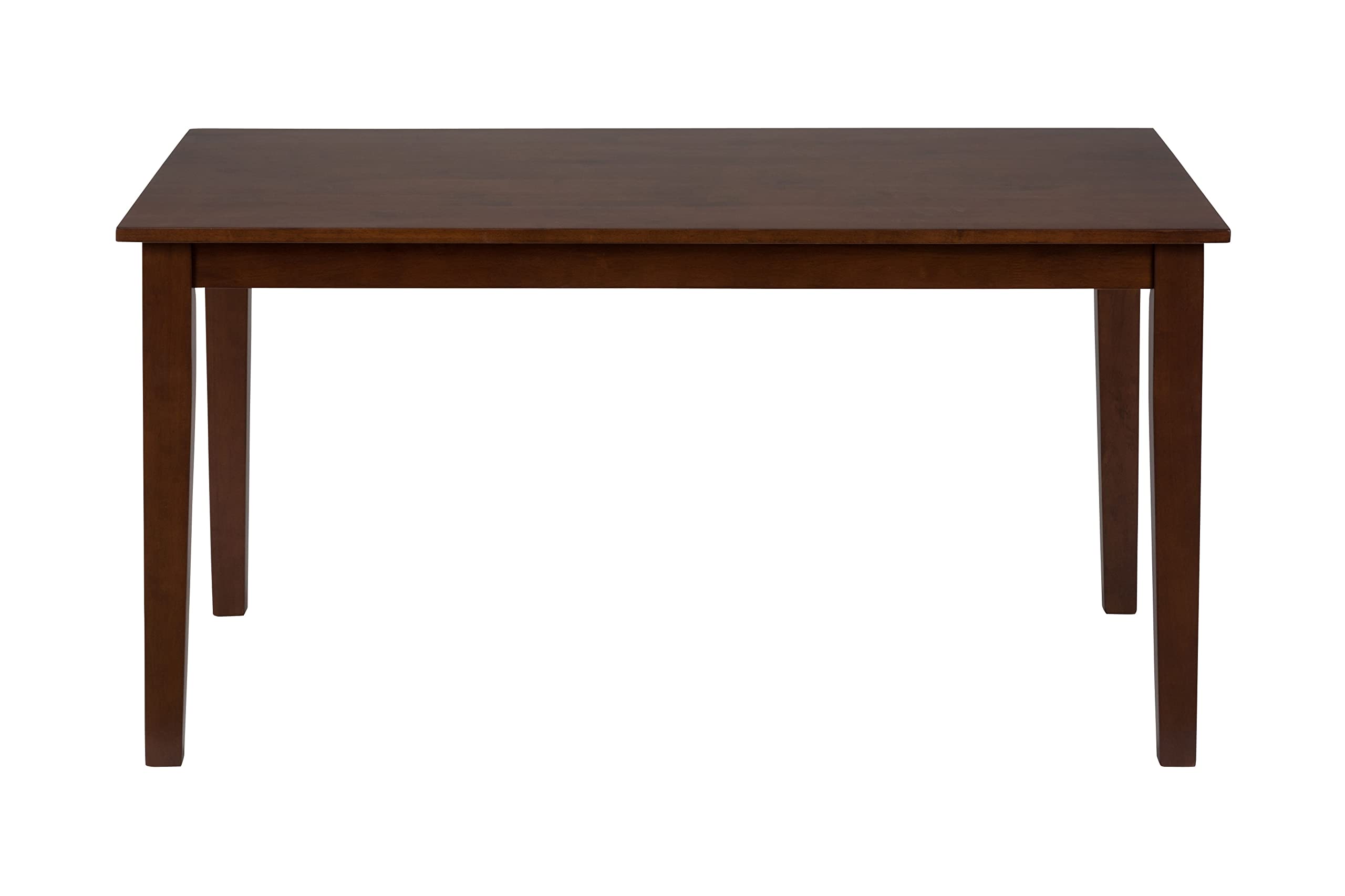 Jofran:, Simplicity, Rectangle Dining Table, 36  W X 60  D X 30  H, Caramel Finish, (Set of 1)