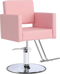 LOUVIXA Barber Chair Salon Chair for Hair Stylist, Height Adjustable Hydraulic Hair Reclining Salon Chair, 360 Degrees Rotation,