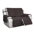 PureFit Water Resistant Reversible Sofa Cover for Reclining Sofa 2 Seat - Non Slip Split Recliner Couch Cover for Double Recline