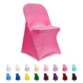 ManMengJi Party Chair Covers, Spandex Folding Chair Covers 6 PCS, Banquet Chair Slipcovers for Wedding, Holidays, Celebration, H