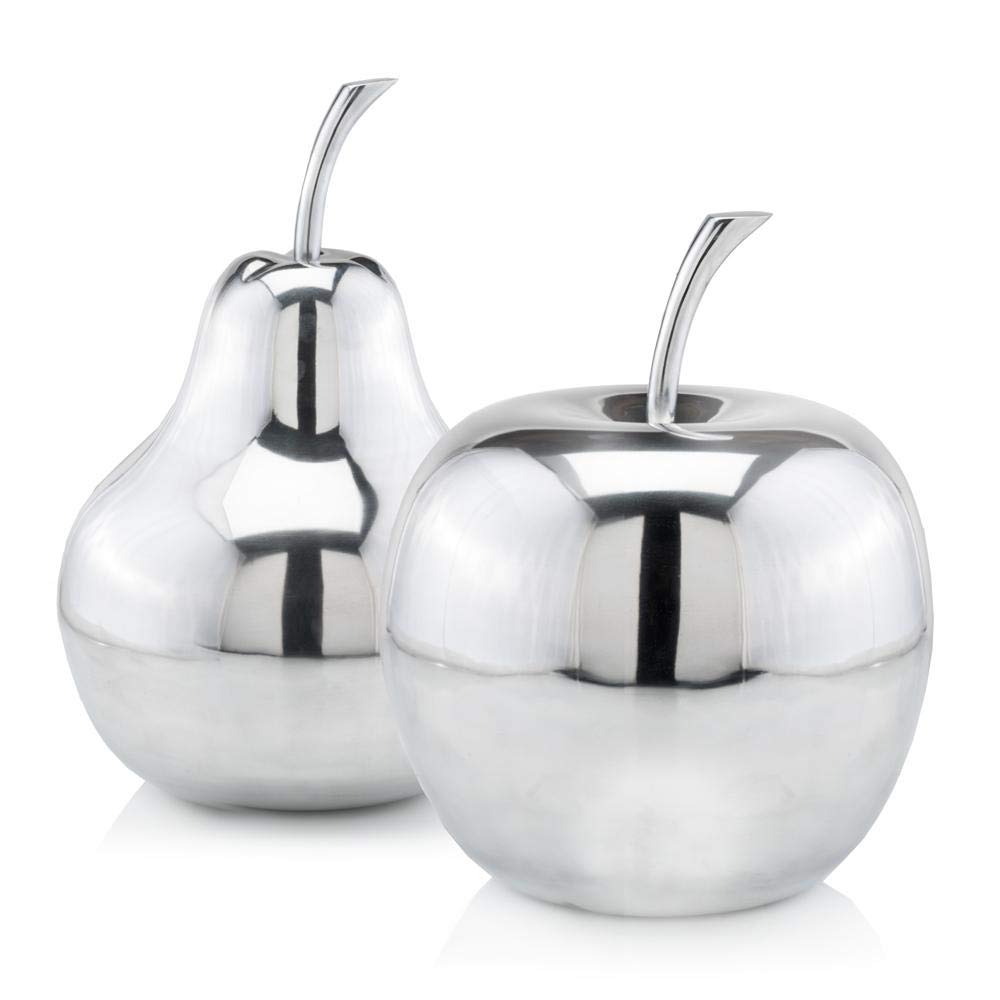 HomeRoots Decor 12-inch x 12-inch x 13-inch Buffed, Extra Large, Polished - Apple
