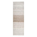 Kosas Home Opal Beach 30 x 96 Striped Ombre Polyester Fabric Area Rug in Sand