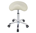 Antlu Saddle Stool Rolling Chair for Medical Lash Massage Salon Kitchen Spa,Adjustable Hydraulic Stool with Wheels (Beige)