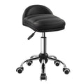BFTOU Black Rolling Stool Chair with Wheel Perfect for Home Work SPA Massage Height-Adjustable and Cost-Effective Swivel Stool w