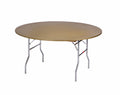 Designs by DaVal Kwik-Covers 10 Pack of Round Plastic Table Covers - 60 or 72 Round - Indoor or Outdoor Fitted Table Covers (Tab