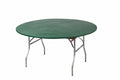 Designs by DaVal Kwik-Covers 10 Pack of Round Plastic Table Covers - 60  or 72  Round - Indoor or Outdoor Fitted Covers (Tables 