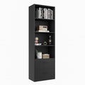 Tangkula 4 Shelf Bookcase with 2 Drawers, 74 Inch 4 Tiers Tall Open Bookshelf with 2 Slide-Out Drawers, Anti-toppling Device, Fr