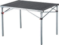 KingCamp KC3866_SILVERBLACK-USVC3 Portable Stable Table for Outdoor Picnic, Camping, Barbecue and Backyard Party, Person, 42.1  