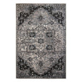 8 x 10 gray Medallion Power Loom Area Rug