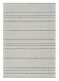 4 X 6 Cream and Beige Striped Distressed Indoor Outdoor Area Rug