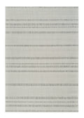 8 X 10 Cream and Beige Striped Distressed Indoor Outdoor Area Rug