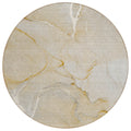8 Round Beige Abstract Washable Indoor Outdoor Area Rug