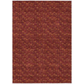 10 X 14 Burgundy Geometric Washable Non Skid Indoor Outdoor Area Rug