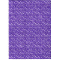 9 X 12 Purple Geometric Washable Non Skid Indoor Outdoor Area Rug
