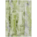 5 X 8 Sage Washable Non Skid Indoor Outdoor Area Rug