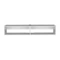59 White Floating Mount TV Stand