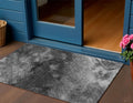 3 X 5 Gray Charcoal And Silver Abstract Washable Indoor Outdoor Area Rug