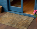 3 X 5 Brown Beige And Taupe Abstract Washable Indoor Outdoor Area Rug