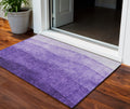 3 X 5 Purple Lilac And Lavender Ombre Washable Indoor Outdoor Area Rug
