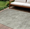 8 X 10 Taupe Beige And Tan Abstract Washable Indoor Outdoor Area Rug