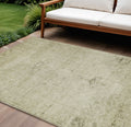 8 X 10 Beige Taupe And Brown Oriental Washable Indoor Outdoor Area Rug