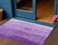 3 X 5 Purple And Lavender Ombre Washable Indoor Outdoor Area Rug