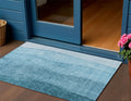3 X 5 Teal Blue Aqua And Blue Ombre Washable Indoor Outdoor Area Rug