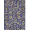 10 X 14 Purple Beige And Taupe Oriental Washable Indoor Outdoor Area Rug