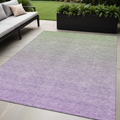 5 X 8 Artichoke Green And Lavender Ombre Washable Indoor Outdoor Area Rug