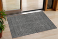 3 X 5 Charcoal And Gray Abstract Washable Indoor Outdoor Area Rug