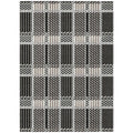 5 X 8 Black Gray And Brown Plaid Washable Indoor Outdoor Area Rug