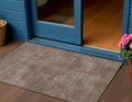3 X 5 Brown Washable Indoor Outdoor Area Rug