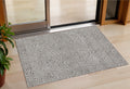 3 X 5 Taupe And Gray Abstract Washable Indoor Outdoor Area Rug