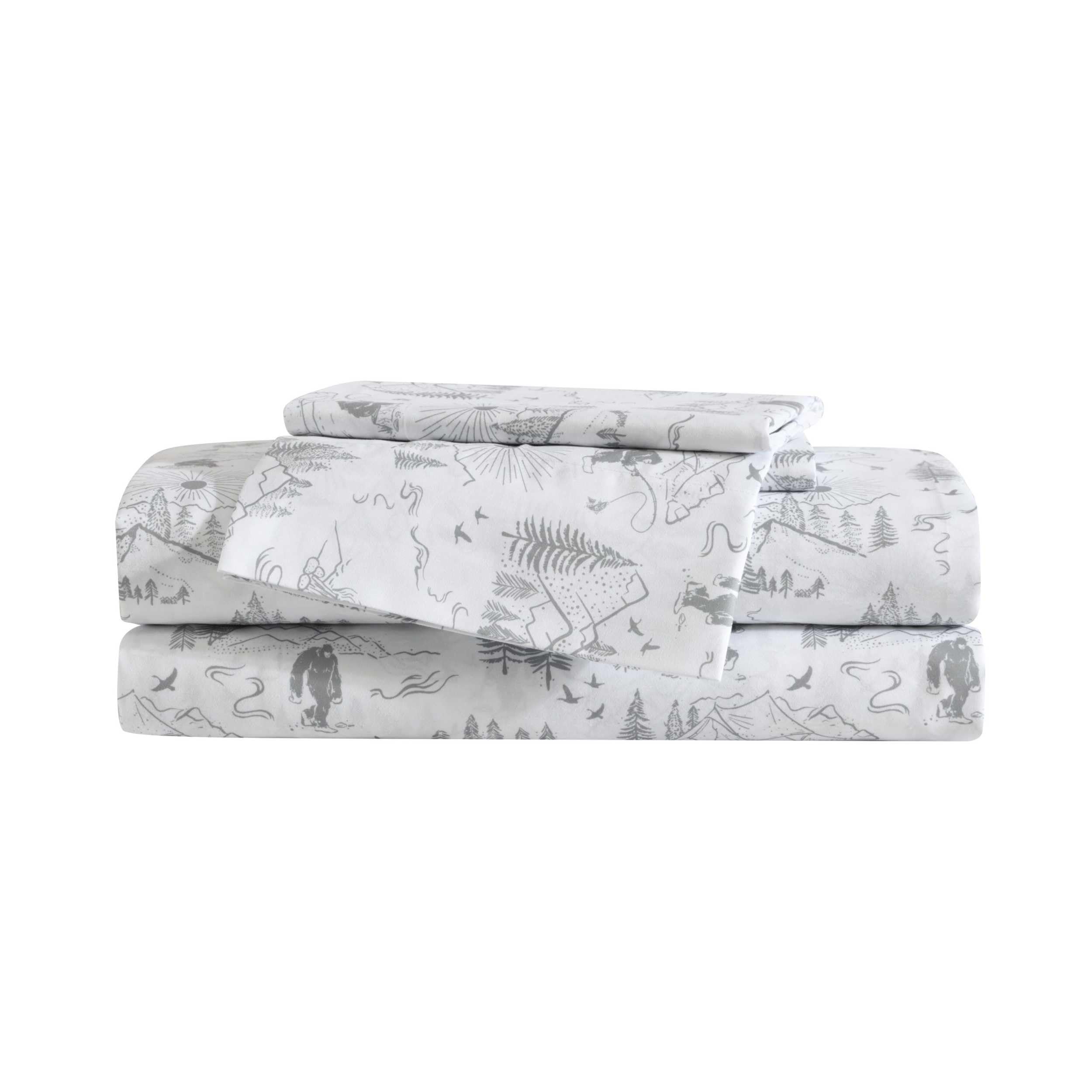 Eddie Bauer Kids - Full Sheets, Stain-Resistant Toddler Bedding with Matching Sham(s), Super Soft, Ideal Boy Room Essentials (Bi