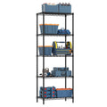 Golpart 5 Tier Adjustable Storage Shelves,Heavy Duty Metal Utility Shelf 750LBS Capacity,Wire Shelving Unit Organizer Rack for H