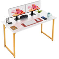 PayLessHere 47 inch Computer Desk Modern Writing Desk, Simple Study Table, Industrial Office Desk, Sturdy Laptop Table for Home 