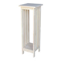 IC International Concepts 3069 Plant Stand Table, 36, Unfinished