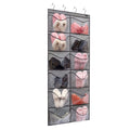 ANZORG Extra Large Pockets Shoe Organizer Hanging Shoe Rack Organizer for Bedroom Shoe Storage Bathroom Shoe Holder with 12 Clea