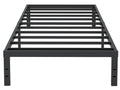 Cieemine 10 Inch XL Twin Bed Frames, Platform Metal Bed Frame Twin XL Size Heavy Duty Steel Slat Mattress Foundation, No Box Spr