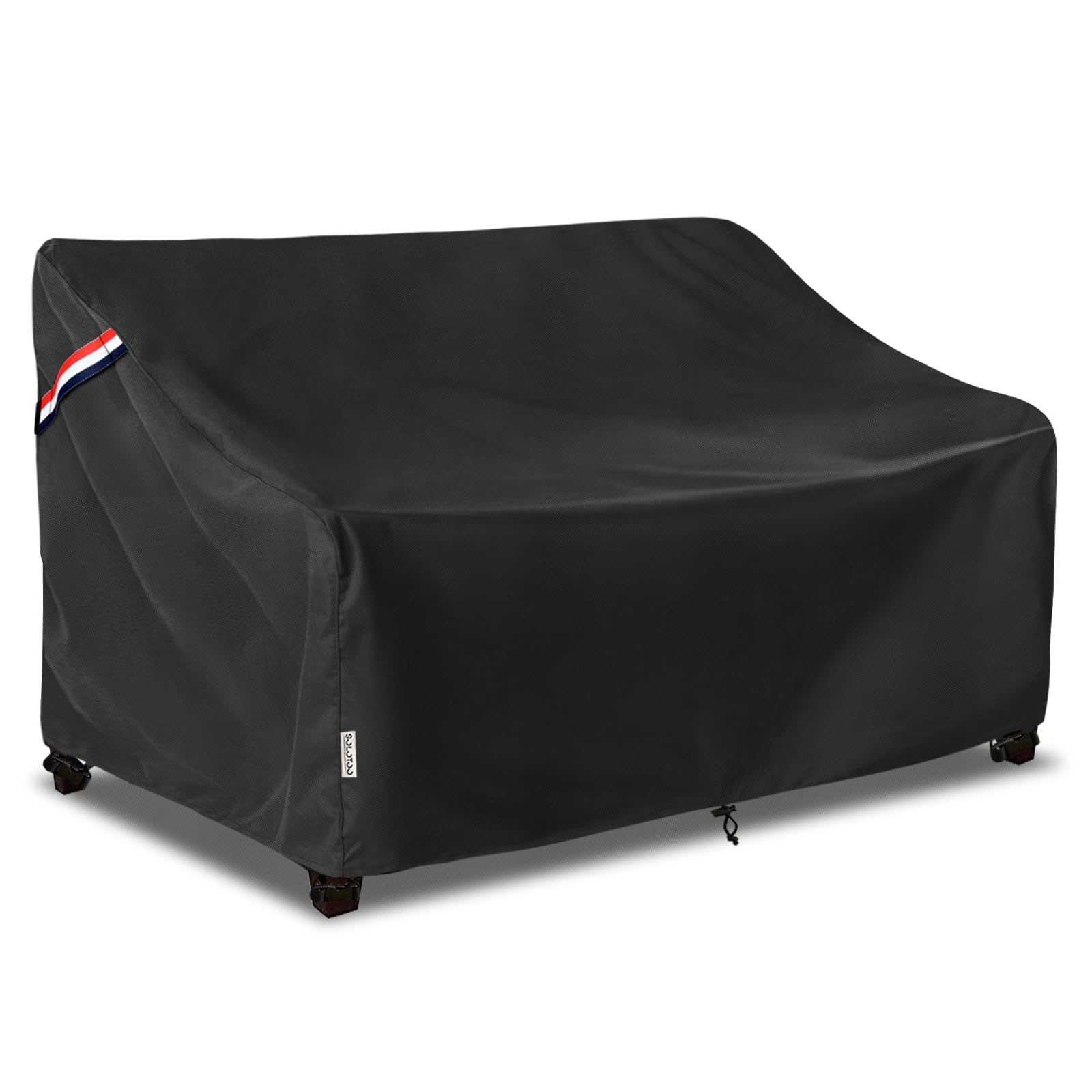 SoloToo Outdoor Couch Cover Waterproof Patio Furniture Covers, 76 Inches Outdoor Sofa Cover, Furniture Covers for Patio Seating 