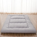 Zelladorra Japanese Floor Mattress, Futon Mattress with Portable Storage Bag and Washable Cover, Roll Up Mattress Thick Tatami M
