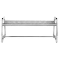 Commercial Zone-725329 Skyline 6 Bench, Stainless Steel - Silver